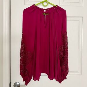 Kobi Halperin Odette Blouse in Currant